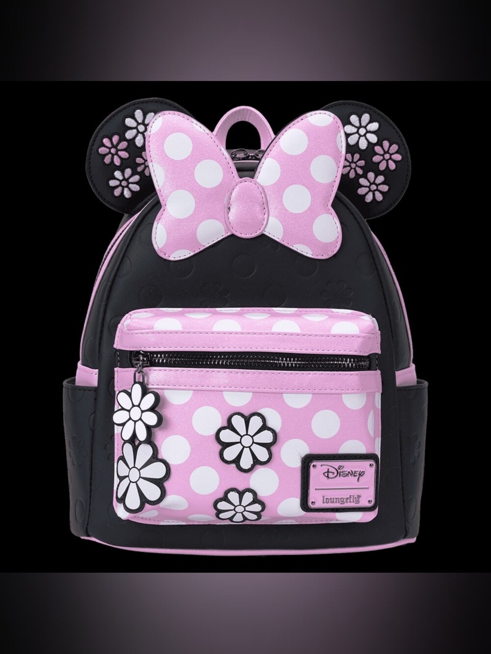 Loungefly Disney Minnie Floral Rock The Dots Mini Backpack